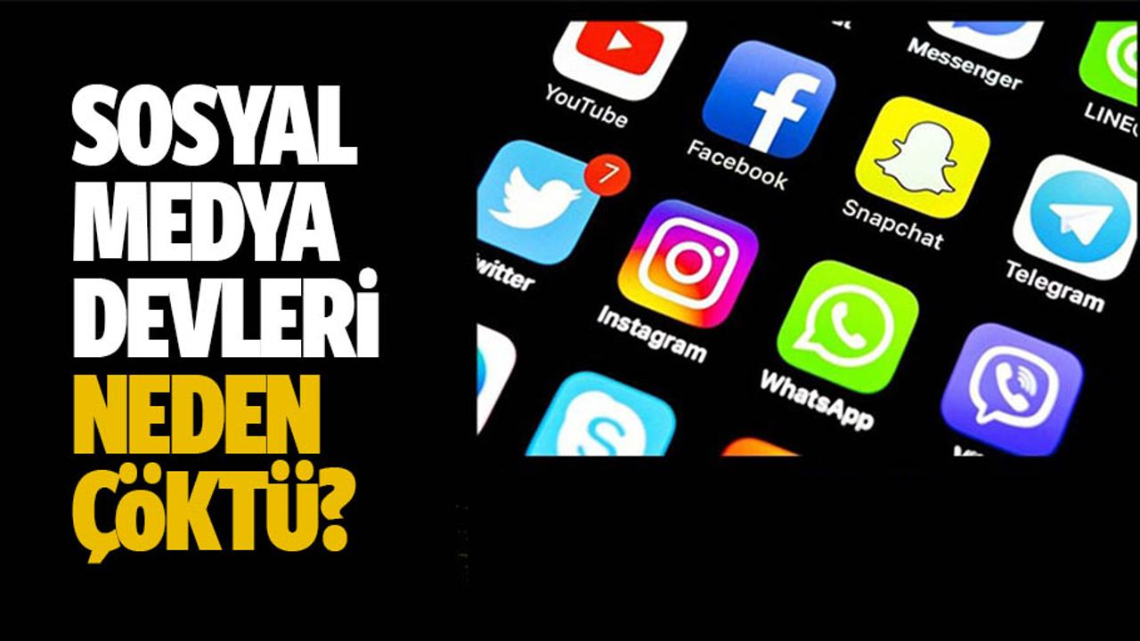 Sosyal medya devleri neden çöktü? İşte cevabı