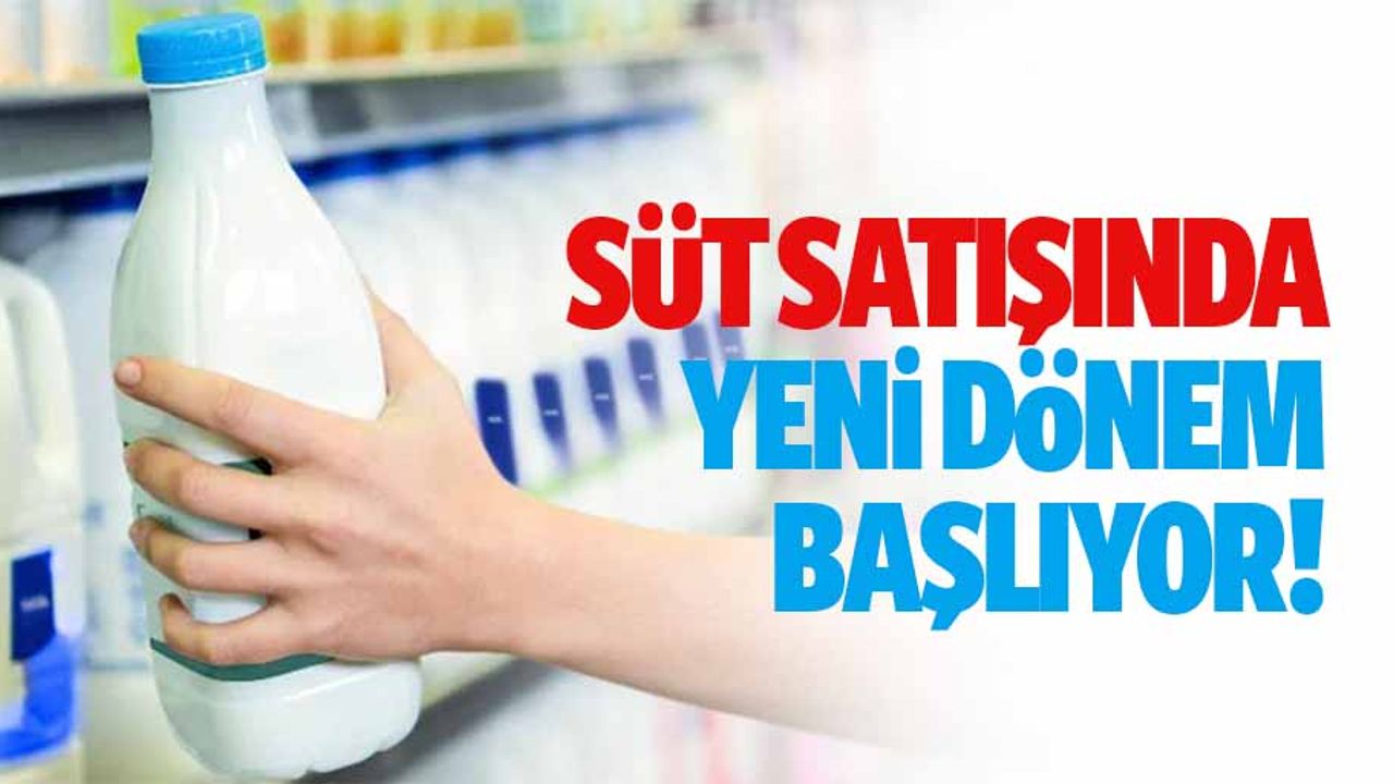 Yeni dönem pazartesi başlıyor! Sütün fiyatı kalitesine göre belirlenecek