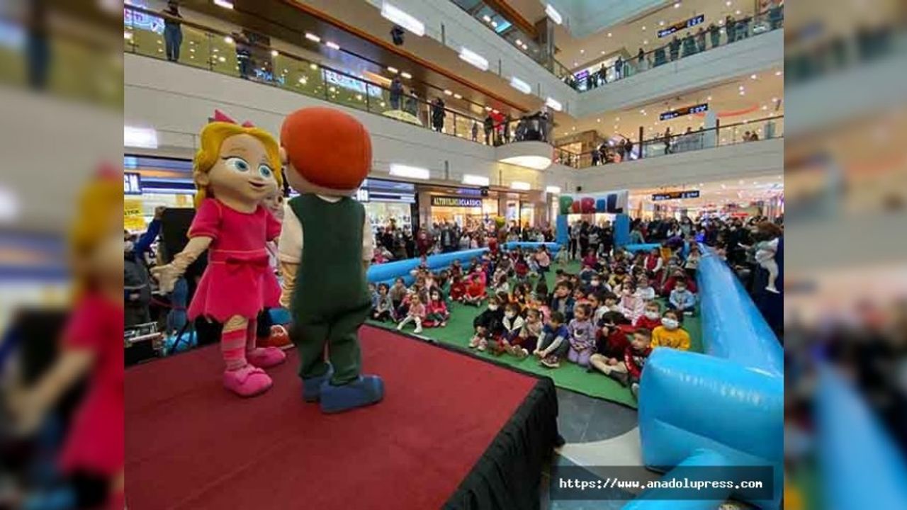 SANKO PARK Avm’de Pırıl Ve Arkadaşları Çocuklarla Buluştu