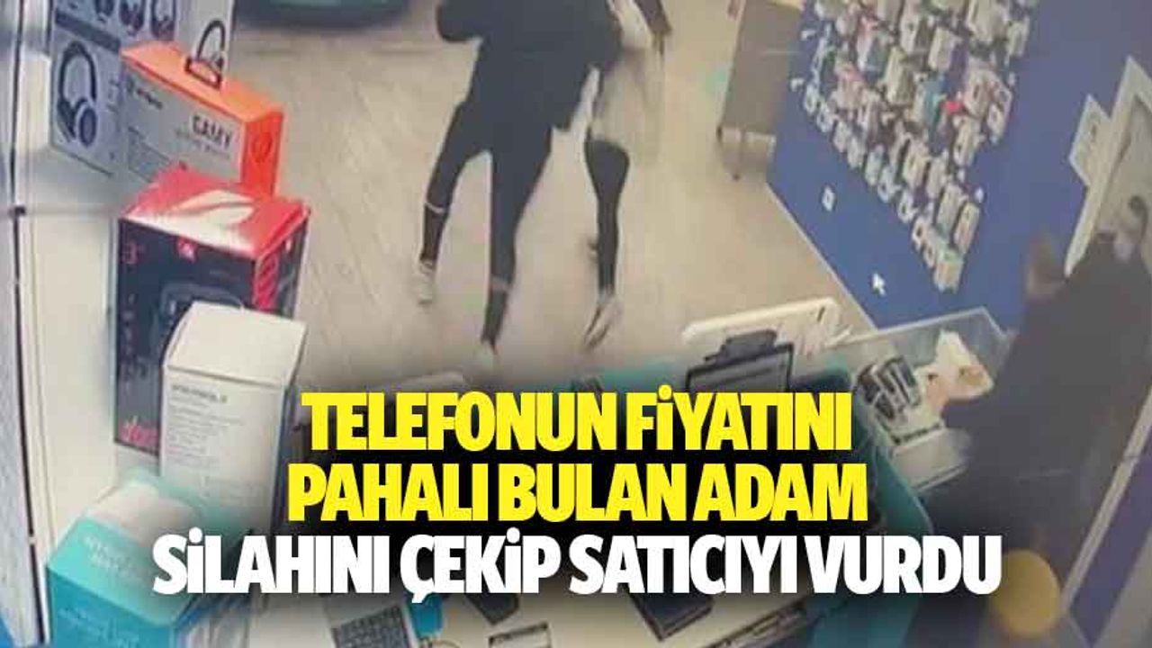 Telefonun fiyatını pahalı bulan adam, silahını çekip satıcıyı vurdu