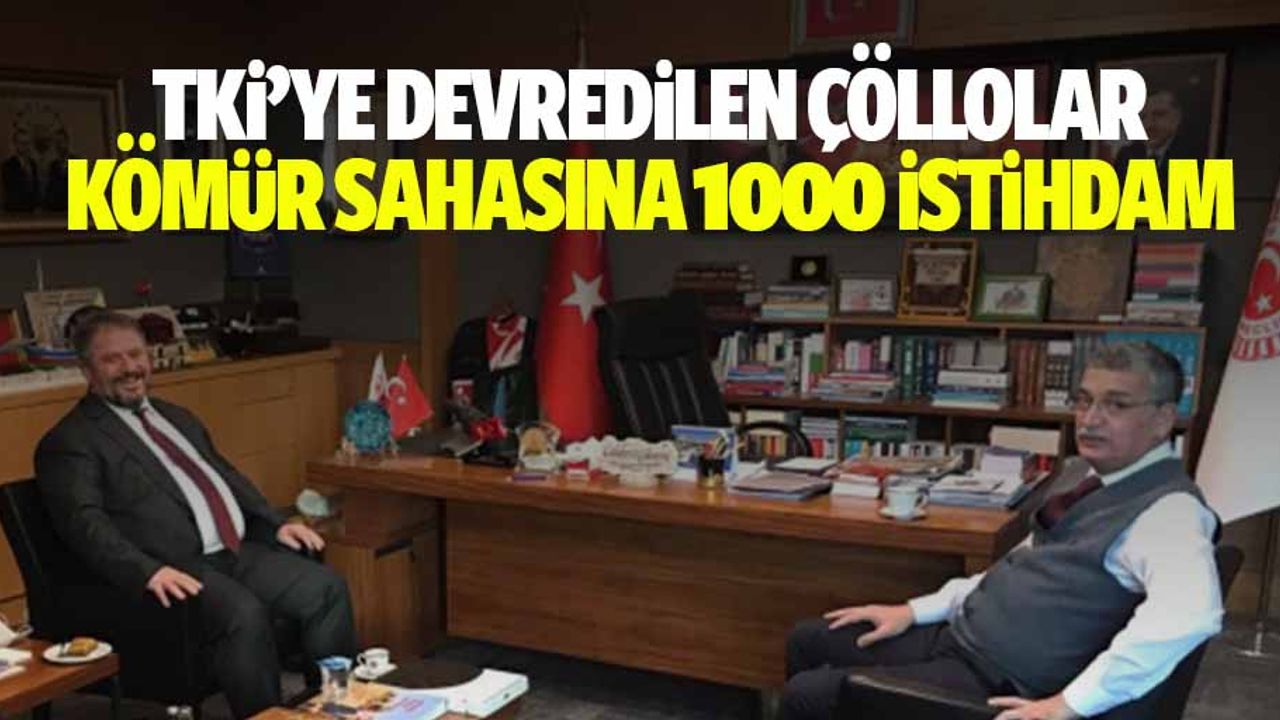 TKİ’ye devredilen Çöllolar kömür sahasına 1000 istihdam
