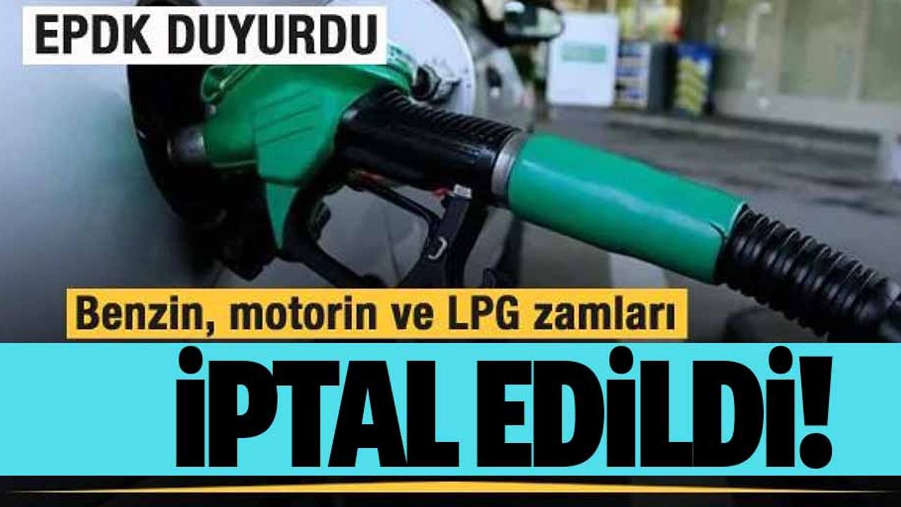 Dövizde yaşanan düşüş sebebiyle akaryakıt fiyatlarına bu geceden itibaren yapılacak artışlar durduruldu
