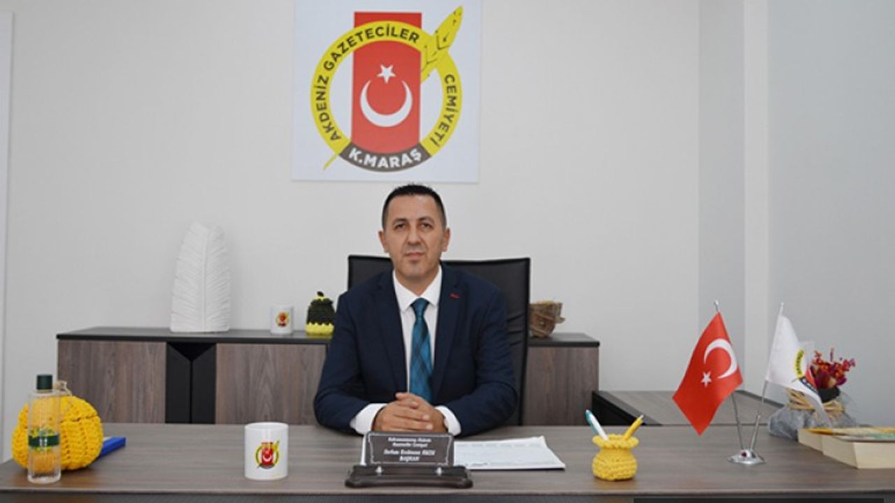 Kahramanmaraş Akdeniz Gazeteciler Cemiyeti'nden (KMAGC) Muharrem Sarıkaya'ya tepki!