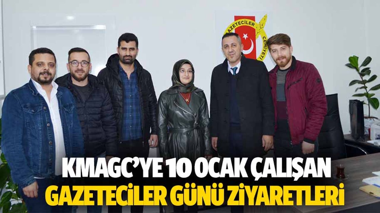  Kmagc’ye 10 Ocak Çalışan Gazeteciler Günü Ziyaretleri