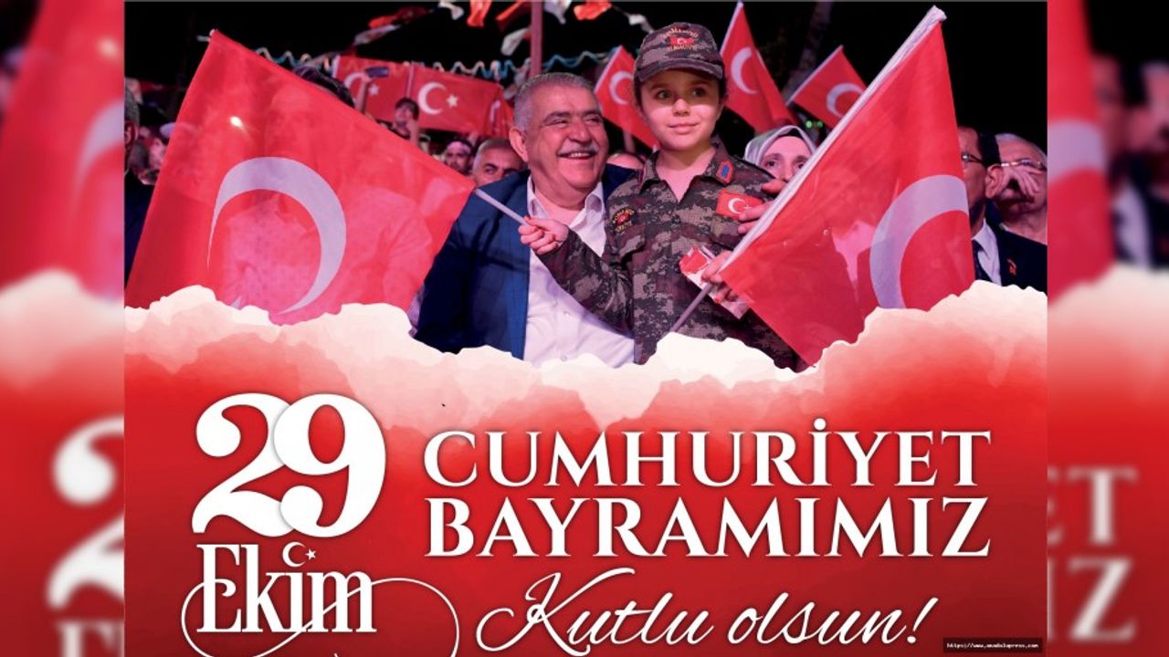 Başkan Mahçiçek’ten 29 Ekim Cumhuriyet Bayramı mesajı