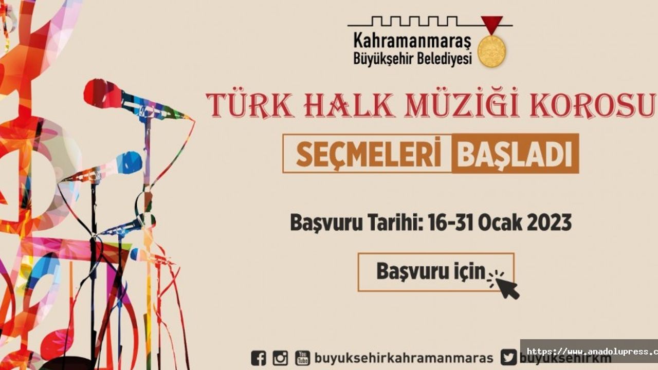 Türk Halk Müziği ve Çocuk Korosu Başvuruları Başladı!