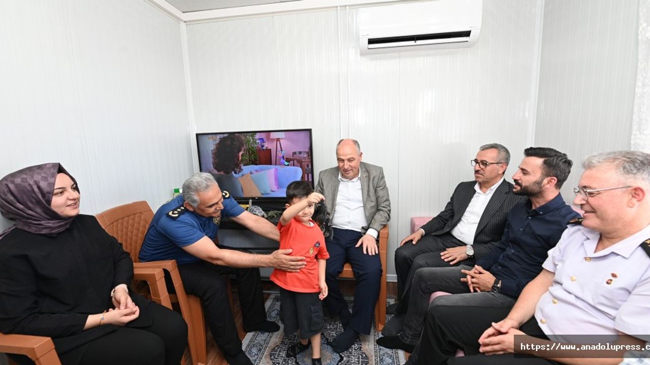 Güngör ve Coşkun, 15 Temmuz Gazisi Yeşilay’ı Ziyaret Etti