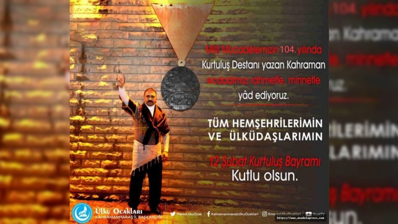 Ülkü Ocakları Başkanı Dursun Nar'dan Kurtuluş Mesajı