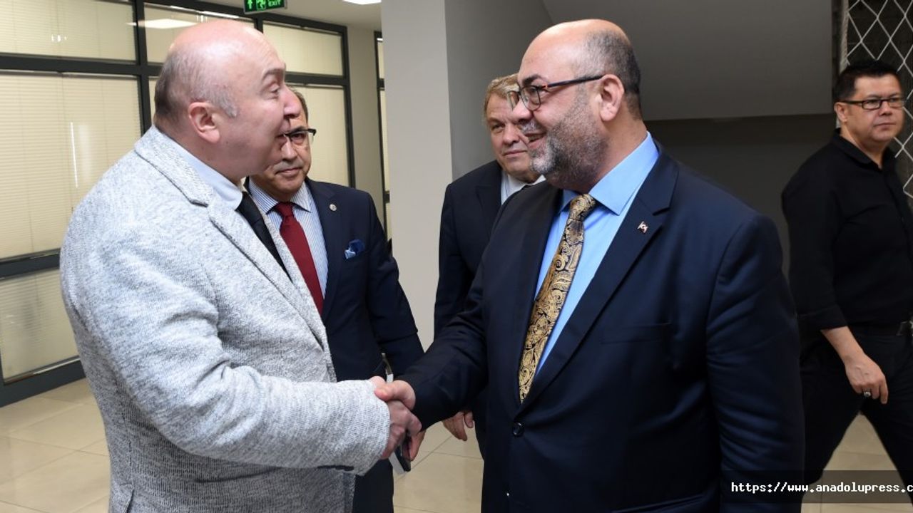Prof. Dr. Alptekin Yasım’dan Dulkadiroğlu Belediye Başkanı Mehmet Akpınar'a Hayırlı Olsun Ziyareti