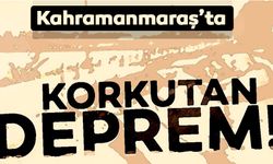 Kahramanmaraş'ta 5.3 büyüklüğünde deprem... Çevre illerden de hissedildi
