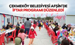 Çekmeköy Belediyesi Afşin’de İftar Programı Düzenledi