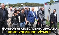 Güngör ve Kirişci’den Karacasu Konteyner Kente Ziyaret