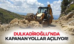 Dulkadiroğlu’nda kapanan yollar açılıyor!