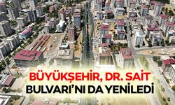 Büyükşehir, Dr. Sait Bulvarı’nı da yeniledi