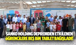 Sanko Holding Depremden Etkilenen Öğrencilere 5 Bin Adet Tablet Bağışladı