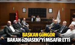 Başkan Güngör, Bakan Özhaseki’yi Misafir Etti