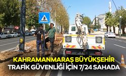 Kahramanmaraş Büyükşehir Trafik Güvenliği İçin 7/24 Sahada