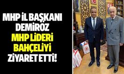 MHP İl Başkanı Demiröz MHP Lideri Bahçeliyi ziyaret etti!