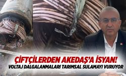 Çiftçilerden AKEDAŞ’a İsyan: Voltaj Dalgalanmaları Tarımsal Sulamayı Vuruyor