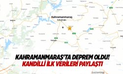 Kahramanmaraş'ta deprem oldu! Kandilli ilk verileri paylaştı