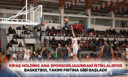 Kipaş Holding ana sponsorluğundaki İstiklalspor basketbol takımı fırtına gibi başladı!