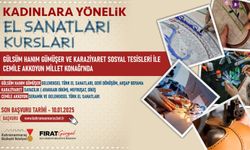 Kahramanmaraş’ta kadınlar için yeni kurs dönemi başlıyor!