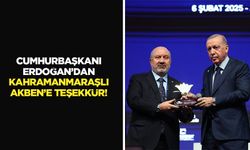 Cumhurbaşkanı Erdoğan’dan Kahramanmaraşlı Akben’e teşekkür!