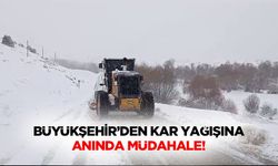 Kahramanmaraş Büyükşehir’den Kar Yağışına Anında Müdahale