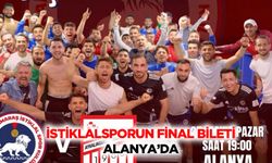 İstiklalsporun Final Bileti Alanya’da