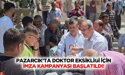 Pazarcık'ta doktor eksikliği için imza kampanyası başlatıldı!