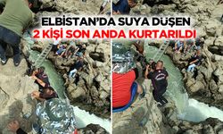 Elbistan’da Suya Düşen 2 Kişi Son Anda Kurtarıldı!