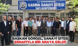 Başkan Görgel, sanayi sitesi esnafıyla bir araya geldi!