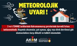 Kahramanmaraş Geneline Kuvvetli Rüzgâr ve Fırtına Uyarısı!