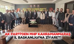 Ak Parti’den MHP Kahramanmaraş İl Başkanlığı'na ziyaret!