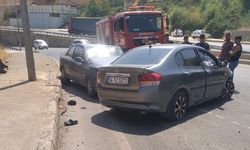 Kahramanmaraş’ta iki otomobil çarpıştı: 2 yaralı