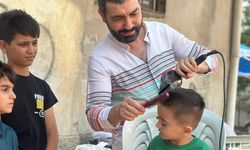Kahramanmaraş’ta berber makasıyla gelen mutluluk!
