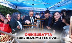 Onikişubat’ta Bağ Bozumu Festivali!