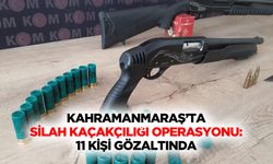 Kahramanmaraş’ta Silah Kaçakçılığı Operasyonu: 11 Kişi Gözaltında