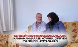 Depremin Ardından Gelen Mutluluk: Kahramanmaraşlı Koyunlu Çifti Yeni Evlerinde Hayata Sarıldı