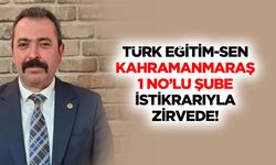 Türk Eğitim-Sen Kahramanmaraş 1 No’lu şube istikrarıyla zirvede!