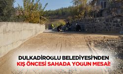 Dulkadiroğlu Belediyesi’nden kış öncesi sahada yoğun mesai!
