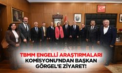 TBMM Engelli Araştırmaları Komisyonu’ndan Başkan Görgel’e Ziyaret