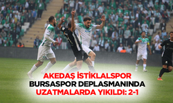 AKEDAŞ İstiklalspor, Bursaspor Deplasmanında Uzatmalarda Yıkıldı: 2-1