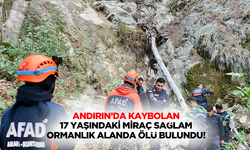 Andırın’da Kaybolan 17 Yaşındaki Miraç Sağlam, Ormanlık Alanda Ölü Bulundu
