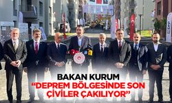 Bakan Kurum, “Deprem bölgesinde son çiviler çakılıyor”
