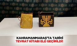 Kahramanmaraş’ta Tarihi Tevrat Kitabı Ele Geçirildi