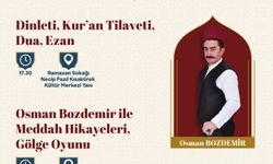 Kahramanmaraş’ta Ramazan Sokağı’nda etkinlikler başlıyor!
