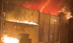 Kahramanmaraş’ta depo yangını!