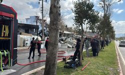 Kahramanmaraş’ta İkinci El Eşya Dükkanında Yangın Paniği!