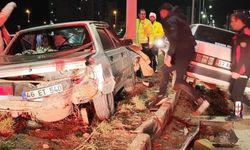 Elbistan’da iki otomobil çarpıştı: 3 Yaralı